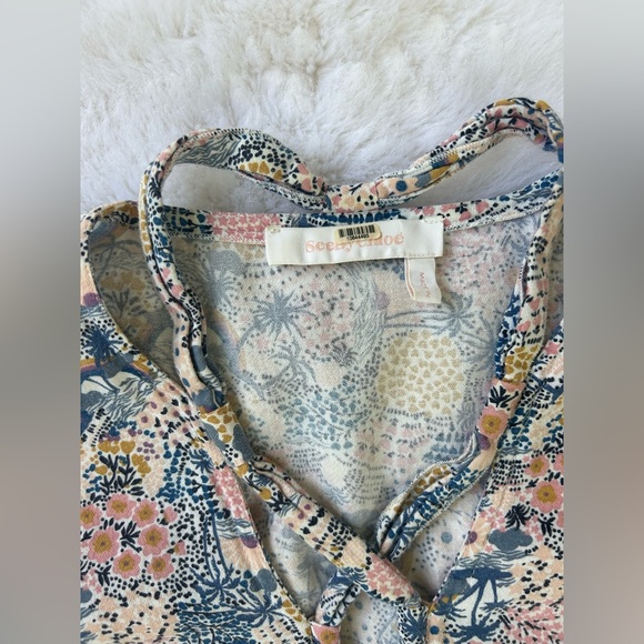 See By Chloe Oversized Floral Dress - Size 40 - Picture 3 of 4